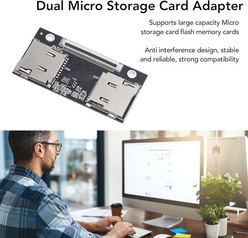 Diyeeni بطاقة مزدوجة إلى محول ZIF SSD، محول PCB مع تصميم مضاد للتداخل لأجهزة الكمبيوتر المحمولة ذات القرص الصلب مقاس 1.8 بوصة CE ZIF in Kuwait