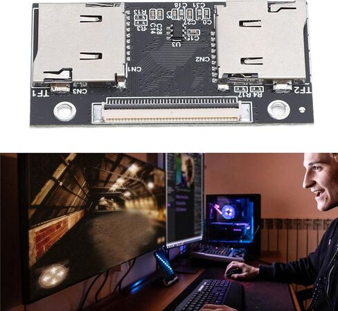 Diyeeni بطاقة مزدوجة إلى محول ZIF SSD، محول PCB مع تصميم مضاد للتداخل لأجهزة الكمبيوتر المحمولة ذات القرص الصلب مقاس 1.8 بوصة CE ZIF in Kuwait