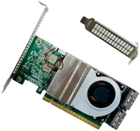 محول PCI Express 5.0 x16 إلى اثنين من MCIO X16 X8 SFF-TA-1016 8i Retimer in Kuwait