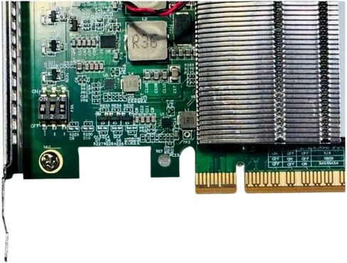محول PCI Express 5.0 x16 إلى اثنين من MCIO X16 X8 SFF-TA-1016 8i Retimer in Kuwait