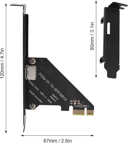 بطاقة محول PCIe 4.0 x1 إلى Oculink SFF 8612، بطاقة رسومات خارجية لوحدة معالجة الرسومات NVMe SSD GBU، مع التوصيل والتشغيل لمدة 10 in Kuwait