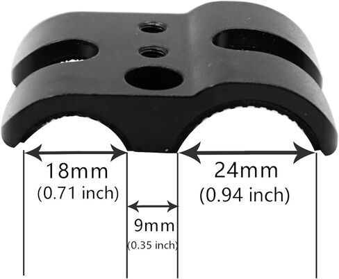 لـ 1.5 TAC-Rail وQD Mount BBL CLAMP BLK - 12GA برميل المشبك لقط تركيب مصباح يدوي in Kuwait