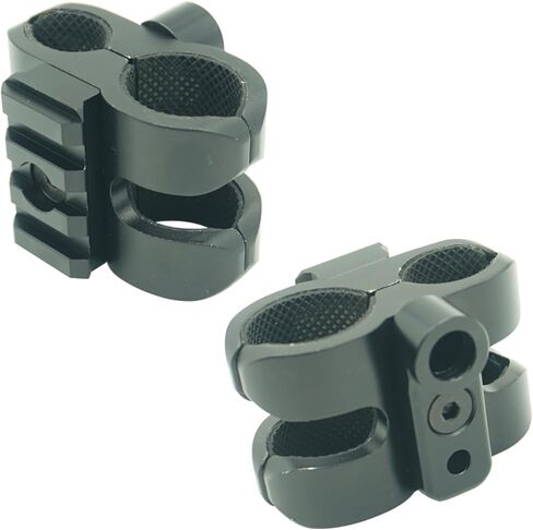 لـ 1.5 TAC-Rail وQD Mount BBL CLAMP BLK - 12GA برميل المشبك لقط تركيب مصباح يدوي in Kuwait