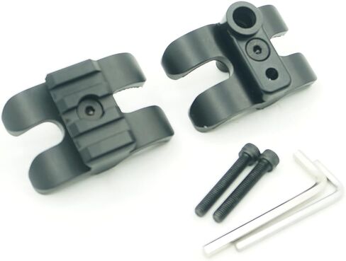 لـ 1.5 TAC-Rail وQD Mount BBL CLAMP BLK - 12GA برميل المشبك لقط تركيب مصباح يدوي in Kuwait