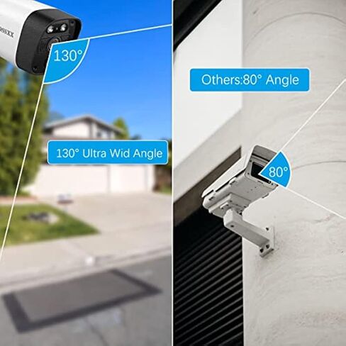 (2026 New) Wireless Security Camera System, 5MP WiFi Home Security System with 8 Cameras (4 PTZ Auto Tracking + 4 PIR Bullet), 8CH NVR 3TB HDD, Dual Band 2.4/5.8GHz, 130° Wide Angle, No Monthly Fee in Kuwait