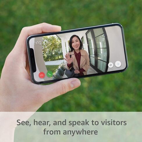 Ring Video Doorbell (Venetian Bronze) with Ring Stick Up Cam Battery and Ring Indoor Cam, White in Kuwait