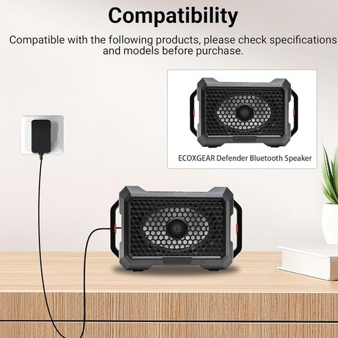 18V Charger for ECOXGEAR Defender Portable Bluetooth Speaker GDI-EXDFNR01 GDIEXDFNR01 5.9Ft Power Adapter in Kuwait