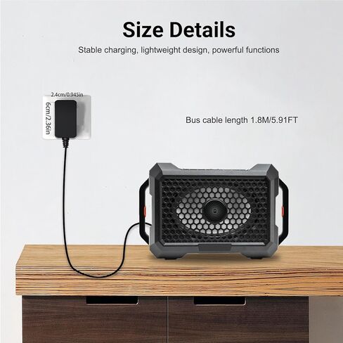 18V Charger for ECOXGEAR Defender Portable Bluetooth Speaker GDI-EXDFNR01 GDIEXDFNR01 5.9Ft Power Adapter in Kuwait