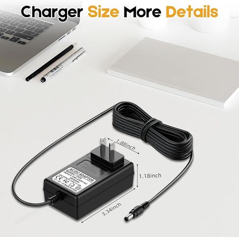 شاحن مكبر صوت لـ Turtlebox Gen 2 & Gen 3، سلك طاقة مكبر صوت بديل من Cisin للبلوتوث المحمول 5.0 Turtlebox Gen 3، أسود in Kuwait