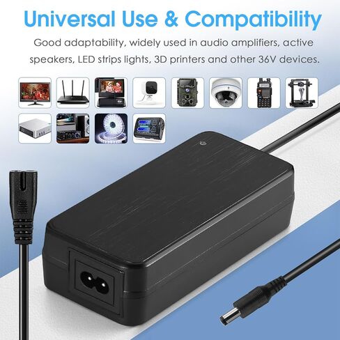 Nobsound 36V 6A Power Supply: 216W High-Efficiency GaN Adapter for Amplifiers, Active Speakers, LED Strip Lights, 3D Printers, AC 100-240V Input in Kuwait