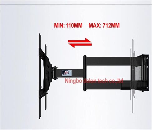 SP2 40 "-70" 60 "65" 68.2 كجم شديد التحمل قوي قابل للسحب طويل 3 أذرع شاشة LCD كاملة الحركة 110-712 مم in Kuwait