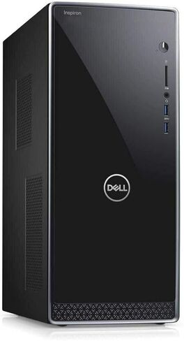 كمبيوتر مكتبي ديل انسبايرون 3671 بريميوم، الجيل التاسع انتل رباعي النواة i3-9100 (بيتس i7-7700T) ذاكرة وصول عشوائي DDR4 سعة 8 جيجابايت، محرك أقراص ثابتة سعة 1 تيرابايت. WiFi ولوحة مفاتيح HDMI وماوس MaxxAudio Windows 10 + لوحة ماوس هدية in Kuwait