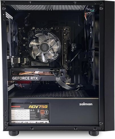 Eclipse Gaming PC Desktop, Core i9-12900K 3.2GHz (Up to 5.2GHz Boost), GeForce RTX 4060 8GB GDDR6, 1TB NVMe SSD, 32GB DDR4 RAM, T3 Plus Case, WiFi 6E, Windows 11 in Kuwait
