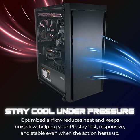 Eclipse Gaming PC Desktop, Core i9-12900K 3.2GHz (Up to 5.2GHz Boost), GeForce RTX 4060 8GB GDDR6, 1TB NVMe SSD, 32GB DDR4 RAM, T3 Plus Case, WiFi 6E, Windows 11 in Kuwait