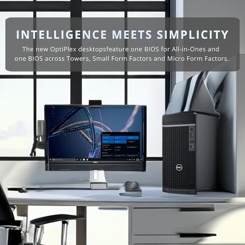 سطح مكتب Dell OptiPlex 3000 كامل الحجم للأعمال، معالج Intel Core i5-12500، ذاكرة الوصول العشوائي DDR4 سعة 32 جيجابايت، 1 تيرابايت PCIe SSD، DVDRW، إيثرنت، محول WiFi، لوحة مفاتيح وماوس، Windows 11 Pro، أسود (متجدد) in Kuwait