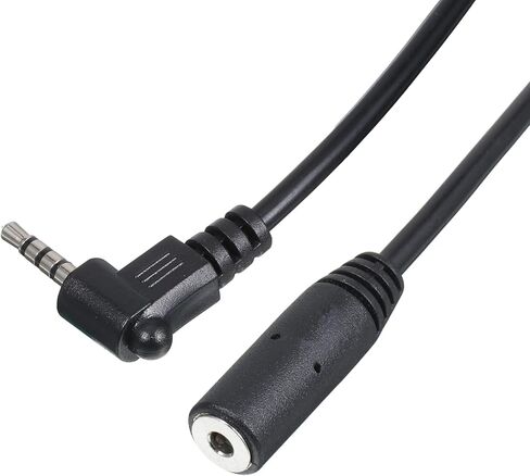 2.5mm Backup Camera Extension Cable, 90 Degree Dash Cam Power Adapter 6Ft Thicker Backup Camera Wire with 4Pin and 5Pin Dashcam Reverse Cam in Kuwait