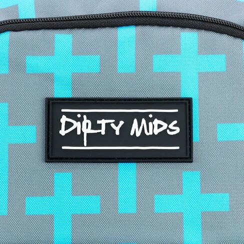 حقيبة ظهر رياضية من سلسلة Dirty Mids Maverick للصالة الرياضية والسفر، حقيبة رياضية مقاومة للماء مع تصميمات جرافيكية جريئة (تم اختيارها (متقاطع)) in Kuwait