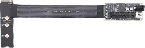 Naroote PCIe 4.0 X4 NVMe SSD Extension Card, M.2 M Key to PCIe X4 Adapter, FFC Cable External GPU NVMe SSD Expansion Card for 2230 2242 2260 2280, Ideal for Expansion in Kuwait