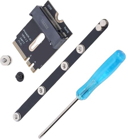 Zunate M.2 Key AE to Key M NVMe SSD Extension Adapter, PCIe 4.0 NGFF 2230/2242/2260/2280 Card Converter for Laptop Mainboard Upgrade with Included Bracket in Kuwait