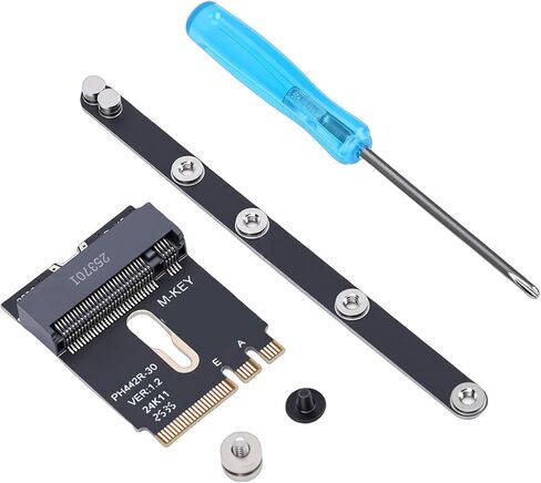Naroote PCI E 4.0 NGFF 2230 A + E Key Male to Female NVME محول تمديد، M.2 A محول تمديد رئيسي، قوس للوحة الكمبيوتر المحمول SSD 2280 in Kuwait