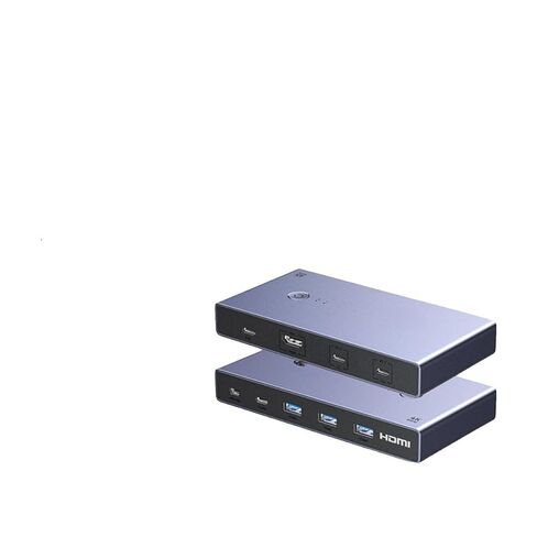KVM Switch USB-C + HDMI موسع توزيع محول اثنين في واحد (2x1 USB-C KVM Switch) in Saudi Arabia