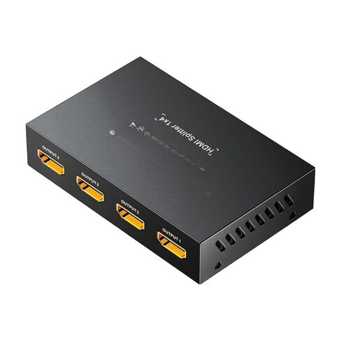 مدخل واحد وأربعة مخرجات HDMI2.0 الفاصل 4K60 هرتز شاشة عالية الوضوح 4 شاشات مع عرض متزامن (HDMI 2.0 Splitter 1 مدخل 4 مخرج) in Kuwait