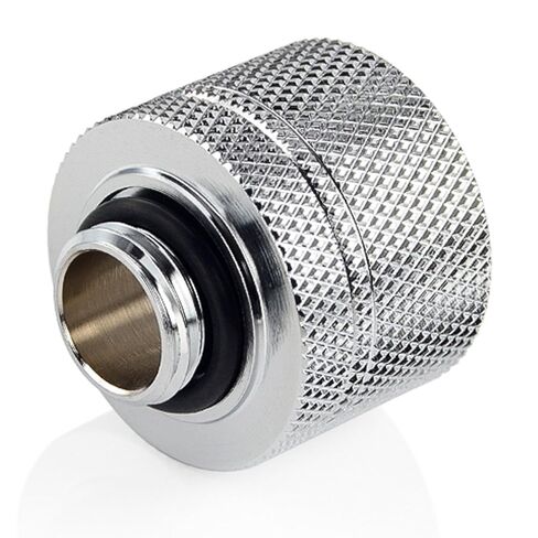 Bitspower G1/4" إلى 1/2" ID، OD 3/4" OD ضغط مناسب للأنابيب الناعمة، CC5 ​​Ultimate، فضي لامع، 4 عبوات in Kuwait