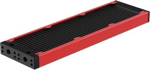 PrimoChill 360SL (30mm) EXIMO Modular Radiator, Black POM, 3x120mm, Triple Fan (R-SL-BK36) Available in 20+ Colors, Assembled in USA and Custom Watercooling Loop Ready - Candy Purple in Saudi Arabia