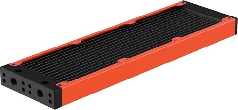 PrimoChill 360SL (30mm) EXIMO Modular Radiator, Black POM, 3x120mm, Triple Fan (R-SL-BK36) Available in 20+ Colors, Assembled in USA and Custom Watercooling Loop Ready - Candy Purple in Saudi Arabia