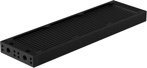 PrimoChill 360SL (30mm) EXIMO Modular Radiator, Black POM, 3x120mm, Triple Fan (R-SL-BK36) Available in 20+ Colors, Assembled in USA and Custom Watercooling Loop Ready - Candy Purple in Saudi Arabia