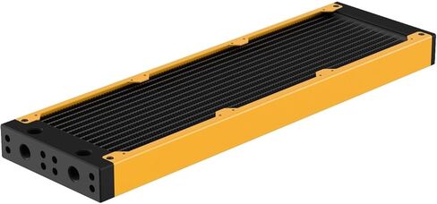 PrimoChill 360SL (30mm) EXIMO Modular Radiator, Black POM, 3x120mm, Triple Fan (R-SL-BK36) Available in 20+ Colors, Assembled in USA and Custom Watercooling Loop Ready - Candy Purple in Saudi Arabia