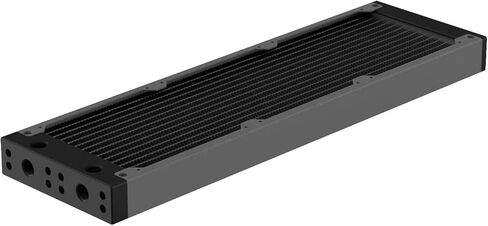 PrimoChill 360SL (30mm) EXIMO Modular Radiator, Black POM, 3x120mm, Triple Fan (R-SL-BK36) Available in 20+ Colors, Assembled in USA and Custom Watercooling Loop Ready - Candy Purple in Saudi Arabia