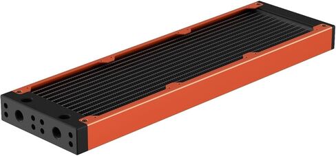 PrimoChill 360SL (30mm) EXIMO Modular Radiator, Black POM, 3x120mm, Triple Fan (R-SL-BK36) Available in 20+ Colors, Assembled in USA and Custom Watercooling Loop Ready - Candy Purple in Saudi Arabia