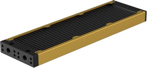 PrimoChill 360SL (30mm) EXIMO Modular Radiator, Black POM, 3x120mm, Triple Fan (R-SL-BK36) Available in 20+ Colors, Assembled in USA and Custom Watercooling Loop Ready - Candy Purple in Saudi Arabia