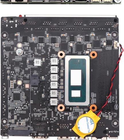 Fanless Micro Firewall Appliance, 8505 Mini Desktop Computers 6 x I226 LAN supports 2 x DDR5 2*M2_2280 NVMe PCIE4.0 x 4,M.2 WIFI slot,Type-C,USB3.0, 4K Dual Screen, Home/Office Server, NO RAM NO SSD in Kuwait