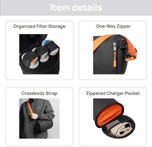 Carrying Case for XGIMI, Designed for The XGIMI MoGo 3 Pro/MoGo 4,Portable Case with Shoulder Strap, Accessories(Case Only) in Kuwait