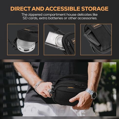 فيلم Kodak T-Max 400 TMY 35 مم أسود وأبيض سلبي، ISO 400، 24 تعريض، 10 عبوات، حزمة مع حقيبة كاميرا Alpine 1 in Kuwait