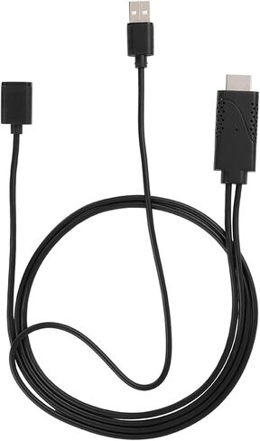 محول 2 في 1 USB أنثى إلى HDMI ذكر 1080P، وصلة كابل التوصيل والتشغيل لأجهزة Android والأجهزة اللوحية وجهاز العرض والشاشة in Kuwait
