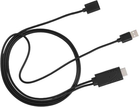 محول 2 في 1 USB أنثى إلى HDMI ذكر 1080P، وصلة كابل التوصيل والتشغيل لأجهزة Android والأجهزة اللوحية وجهاز العرض والشاشة in Kuwait