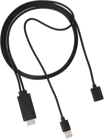 محول 2 في 1 USB أنثى إلى HDMI ذكر 1080P، وصلة كابل التوصيل والتشغيل لأجهزة Android والأجهزة اللوحية وجهاز العرض والشاشة in Kuwait