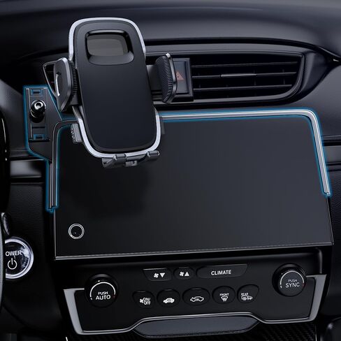 ELOHEI Car Phone Holder for Honda CR-V 2017-2022 Accessories, 7/5" Screen Phone Mount with Fixed Storage Tray and 360° Rotation Smart Phone Mount Kit in Kuwait