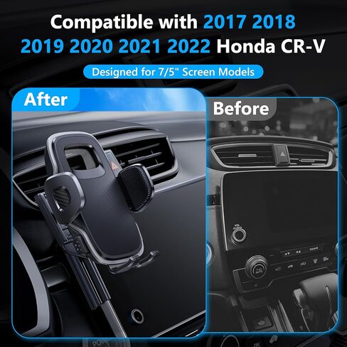 ELOHEI Car Phone Holder for Honda CR-V 2017-2022 Accessories, 7/5" Screen Phone Mount with Fixed Storage Tray and 360° Rotation Smart Phone Mount Kit in Kuwait