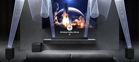 Samsung Q-Series Soundbar HW-Q930F 9.1.4 ch Subwoofer & Rear Speaker (2025), Wireless Dolby Atmos, 17 Speaker in Kuwait