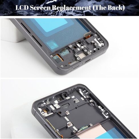 TFT لهاتف Samsung Galaxy S24 FE شاشة LCD لشاشة Samsung SM-S721B SM-S721U استبدال شاشة SM-S721W SM-S7210 شاشة LCD SM-S721N طقم إصلاح مجموعة رقمنة اللمس (6.7 بوصة، أسود مع إطار) in Kuwait