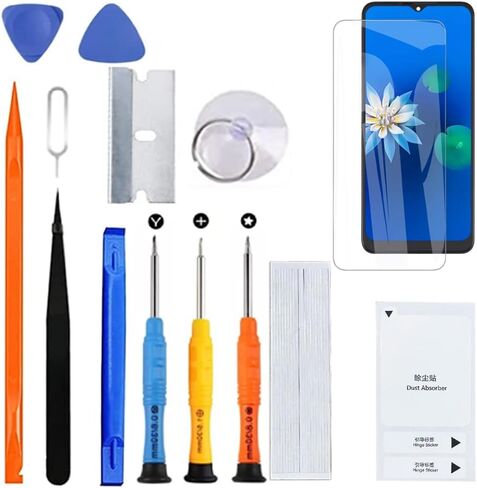 Display Screen for Moto G Pure (2021) XT2163-4 XT2163-6 XT2163-1 XT2163-2 LCD Screen Replacement Assembly Kit with Frame in Kuwait