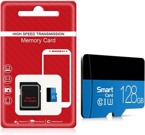 128GB High Speed Memory Card, Universal Micro SD Card for Dash Cam, Surveillance Camera and Smart Electronic Devices Storage, B in Kuwait