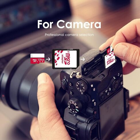 128GB High Speed Memory Card, Universal Micro SD Card for Dash Cam, Surveillance Camera and Smart Electronic Devices Storage, C in Kuwait