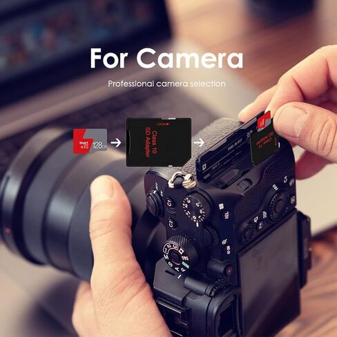 بطاقة ذاكرة عالية السرعة سعة 128 جيجابايت، بطاقة Micro SD عالمية لكاميرا داش كام وكاميرا المراقبة وتخزين الأجهزة الإلكترونية الذكية، E in Kuwait
