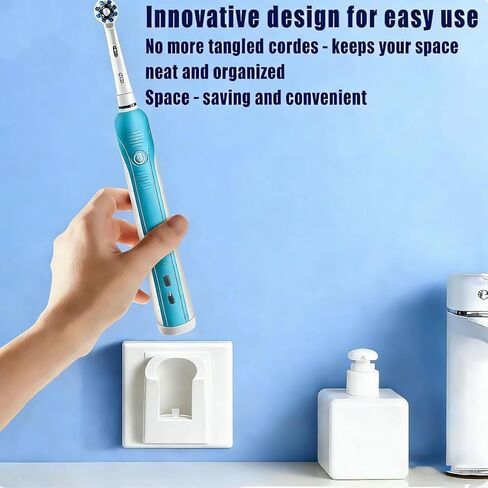 Wall Charger for Oral-B Braun Electric Toothbrush,Toothbrush Outlet Charger for Oral-B/Braun Most Models（Excluding iO 7/8/9/10 and Pulsonic Series） White in Kuwait