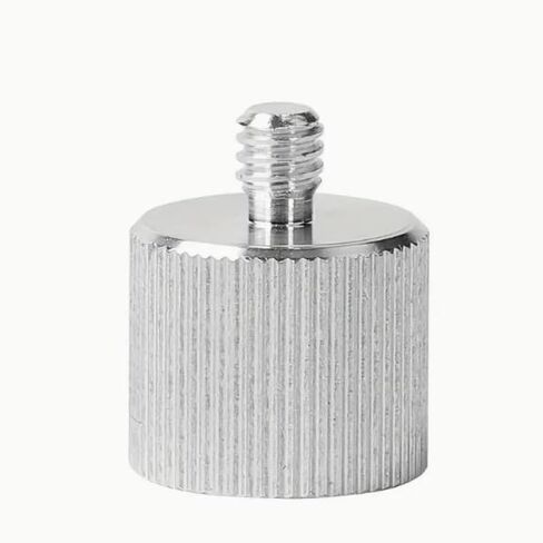 Laser Level Tripod Adapter, 5/8 Inch to 1/4 Inch, Thread Converter, Leveling Instruments, Compatible Various Models (Silver,2Pcs) in Kuwait